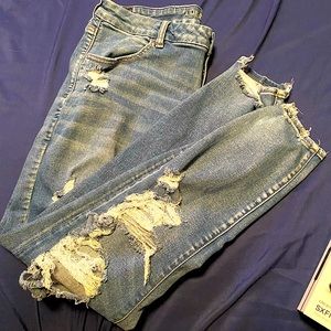 American Eagle Next Level Stretch Curvy Super Hi-Rise Jegging Crop Jeans Size 18